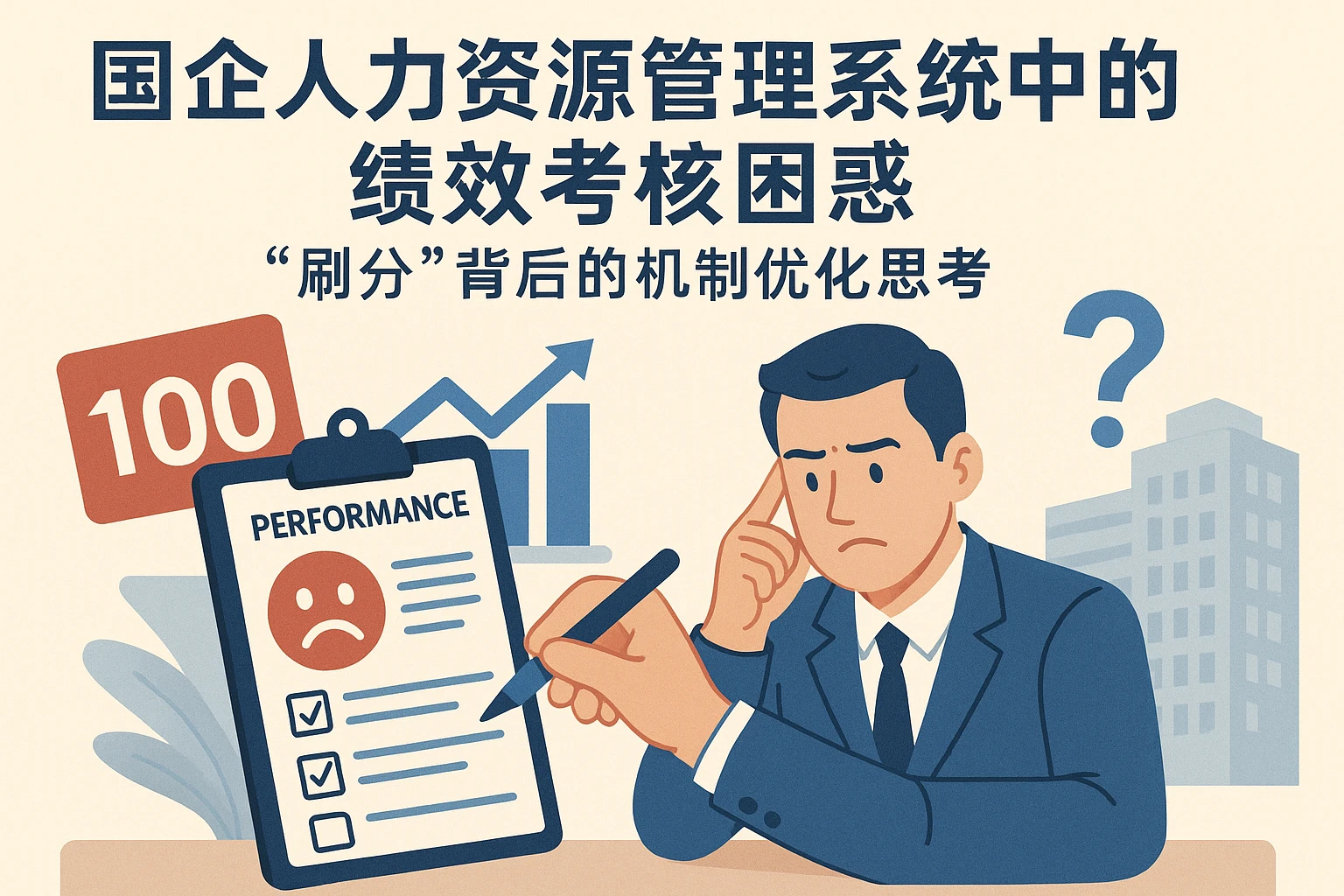 国企人力资源管理系统中的绩效考核困惑：“刷分”背后的机制优化思考