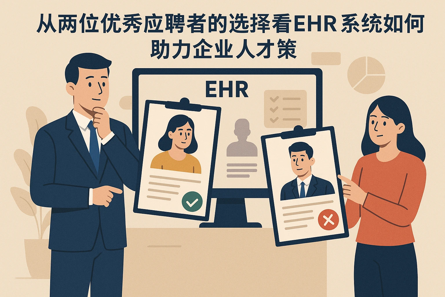 从两位优秀应聘者的选择看EHR系统如何助力企业人才决策