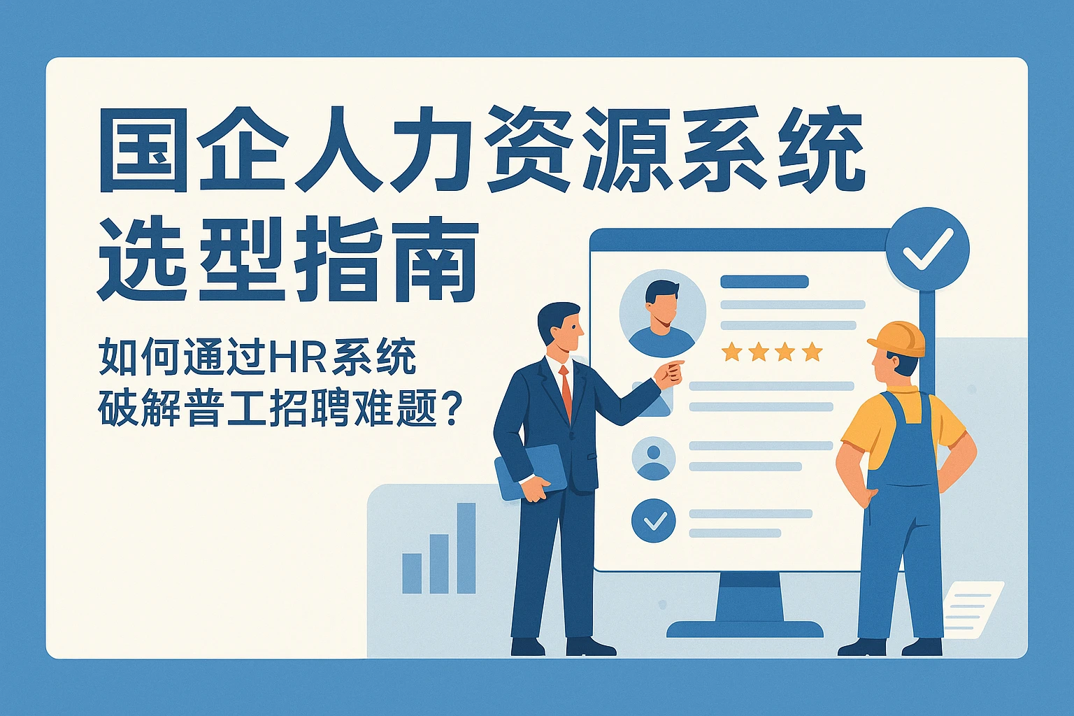 国企人力资源系统选型指南：如何通过HR系统破解普工招聘难题？
