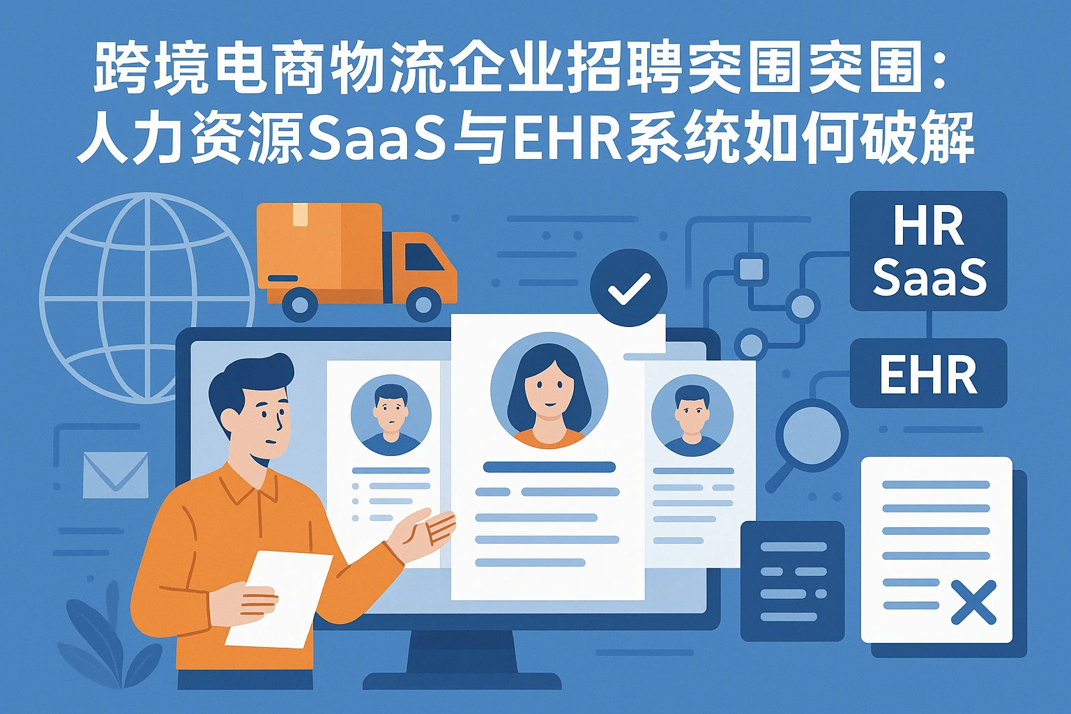 跨境电商物流企业招聘突围：人力资源SaaS与EHR系统如何破解简历枯竭难题？