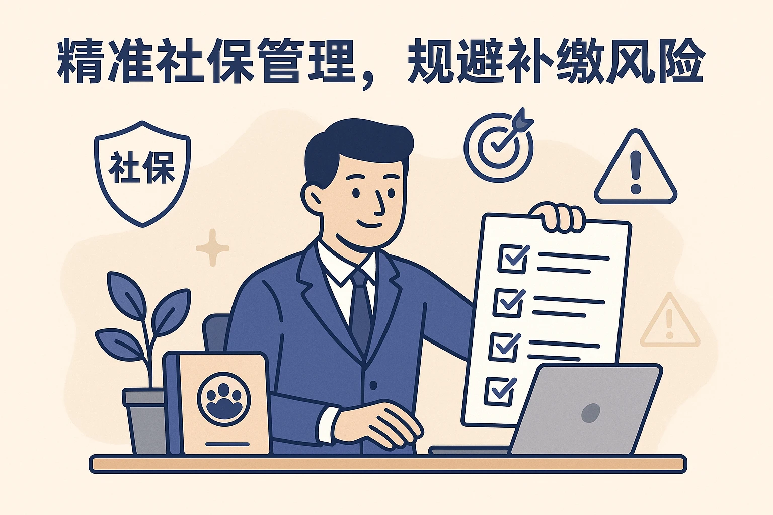 2. 精准社保管理，规避补缴风险