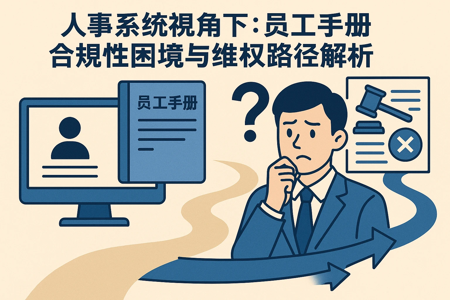 人事系统视角下：员工手册合规性困境与维权路径解析
