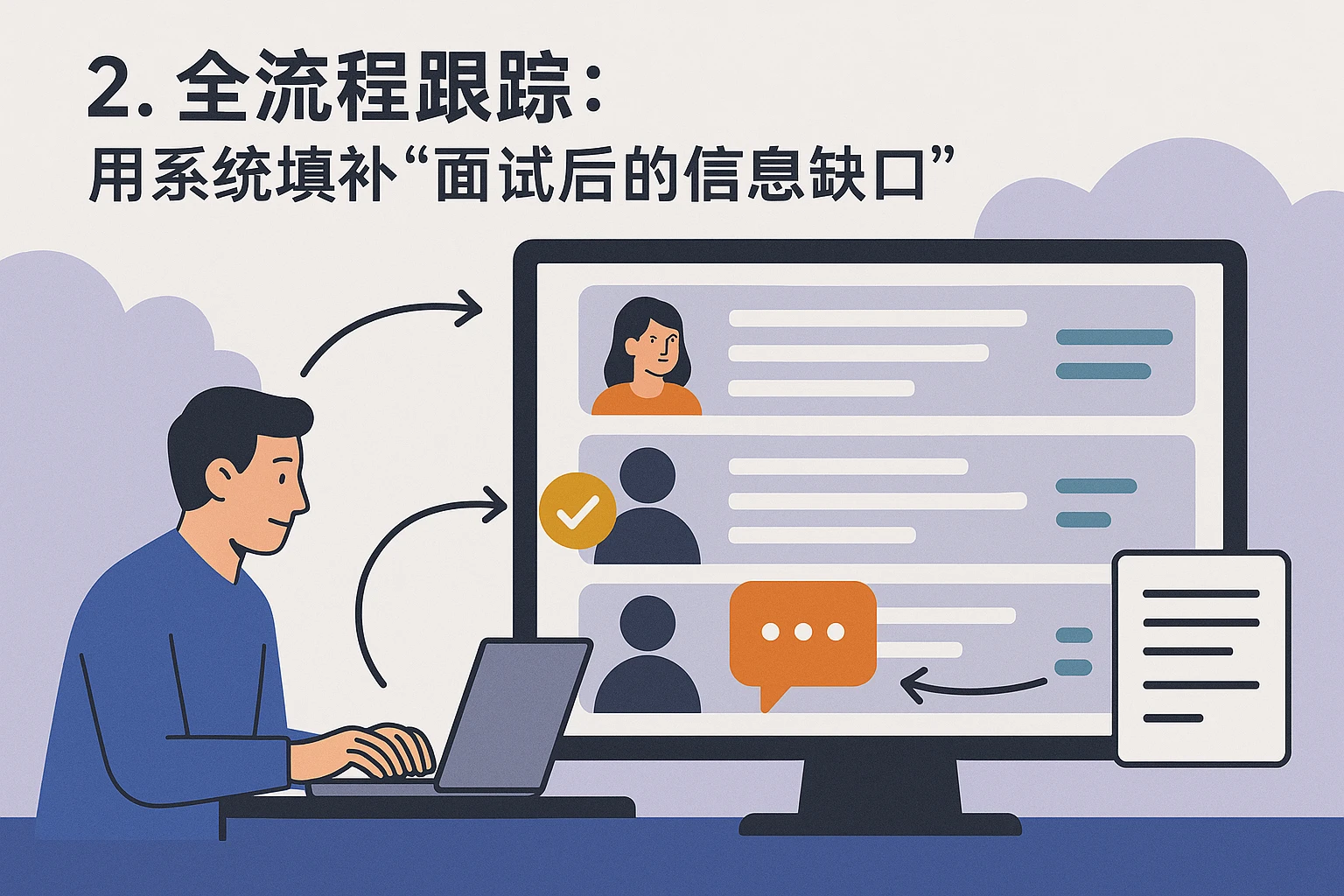 2. 全流程跟踪：用系统填补“面试后的信息缺口”