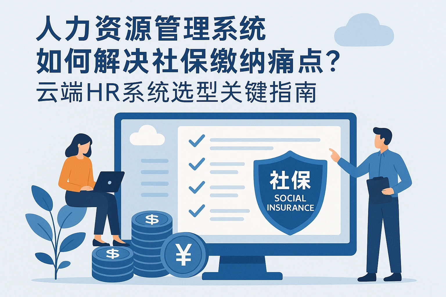 人力资源管理系统如何解决社保缴纳痛点？云端HR系统选型关键指南