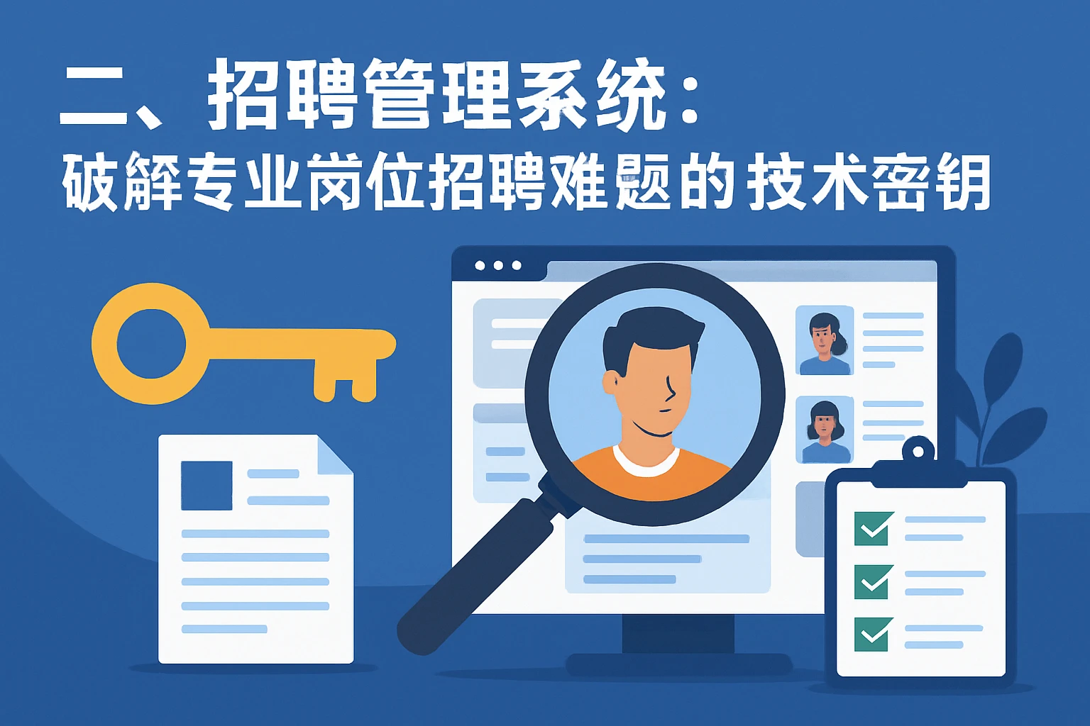二、招聘管理系统：破解专业岗位招聘难题的技术密钥
