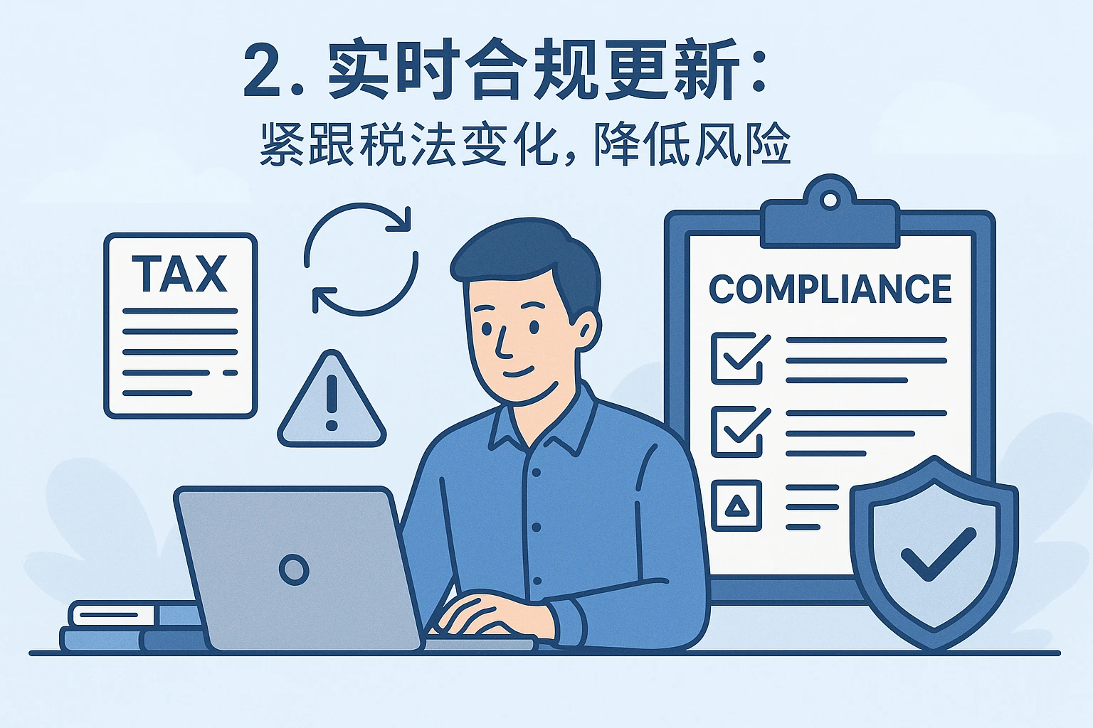 2. 实时合规更新：紧跟税法变化，降低风险