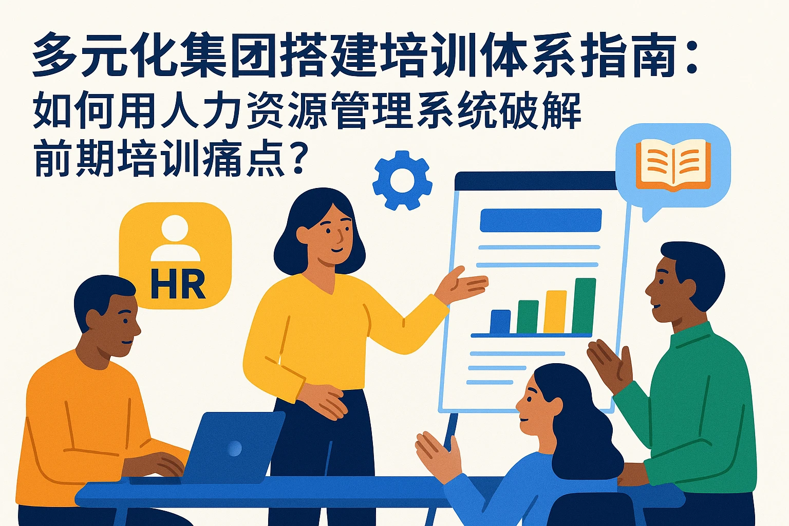 多元化集团搭建培训体系指南：如何用人力资源管理系统破解前期培训痛点？