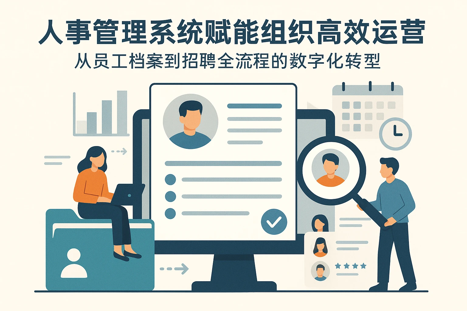 人事管理系统赋能组织高效运营：从员工档案到招聘全流程的数字化转型