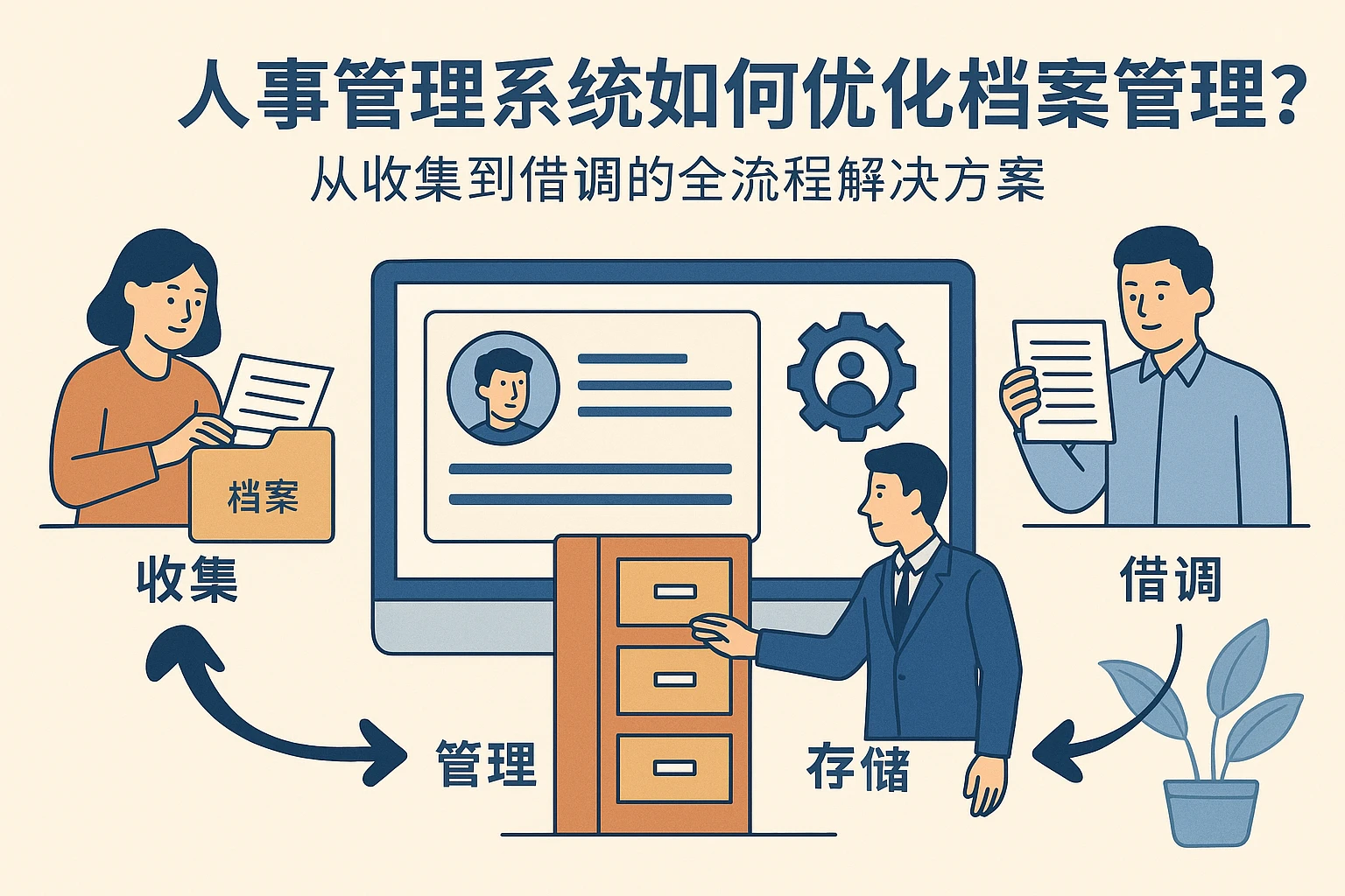 人事管理系统如何优化档案管理？从收集到借调的全流程解决方案