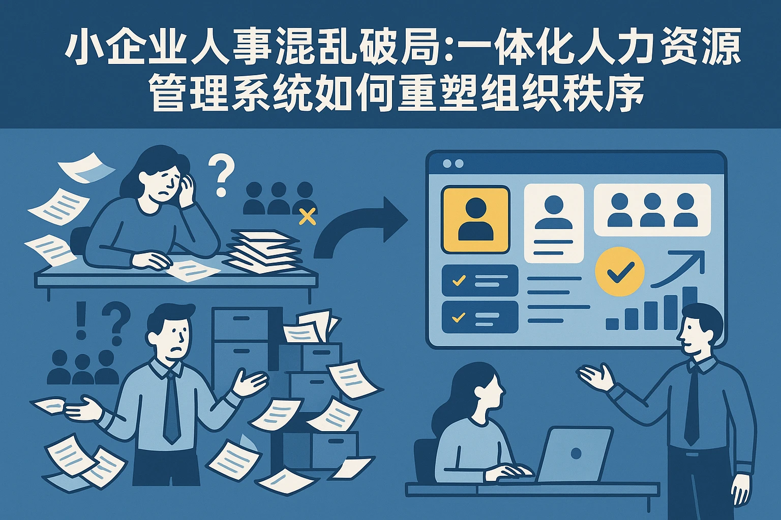 小企业人事混乱破局：一体化人力资源管理系统如何重塑组织秩序