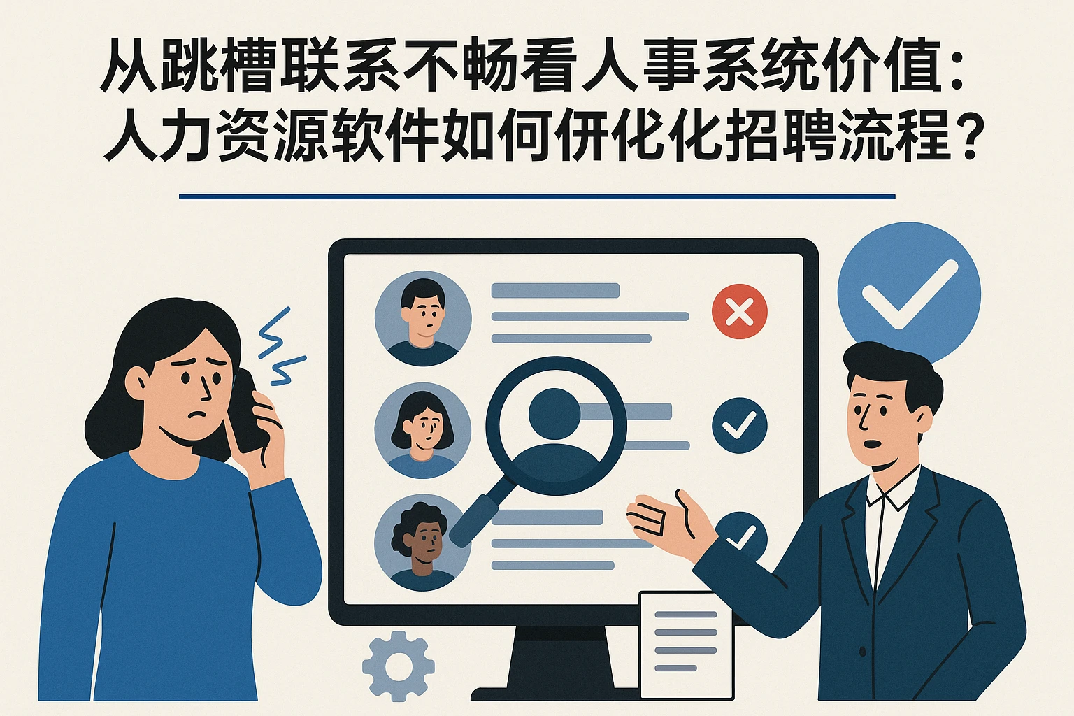 从跳槽联系不畅看人事系统价值：人力资源软件如何优化招聘流程？