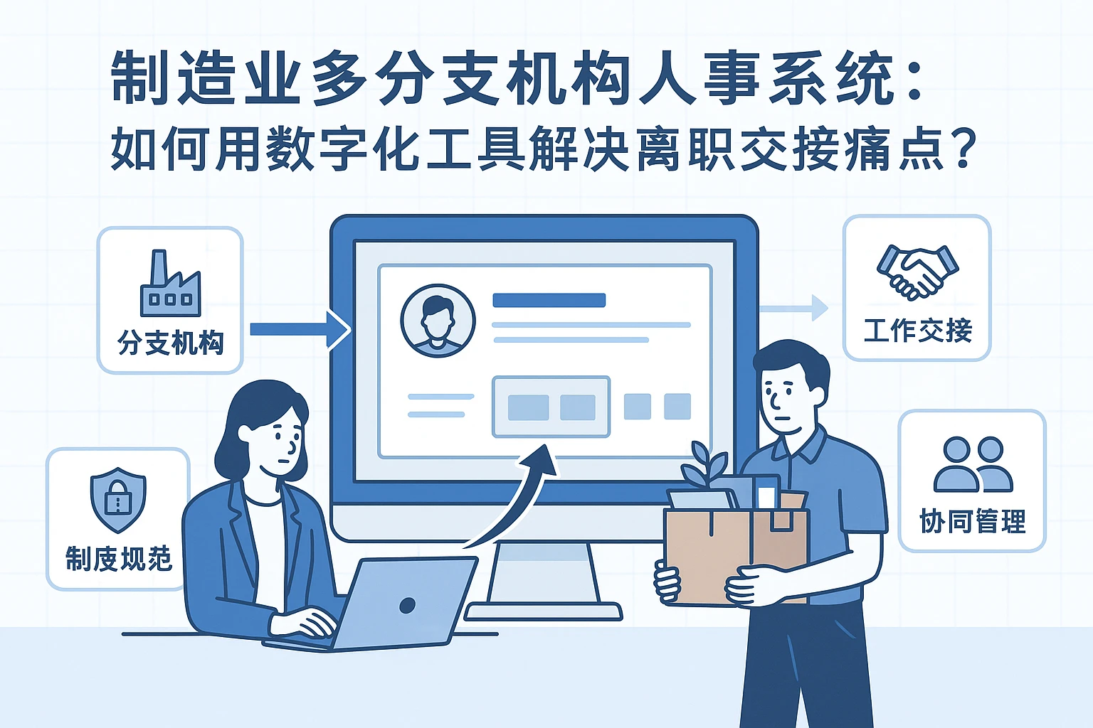 制造业多分支机构人事系统：如何用数字化工具解决离职交接痛点？