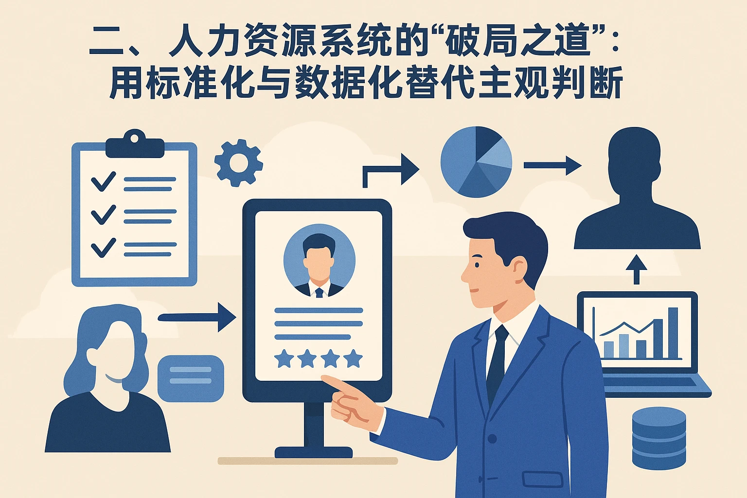 二、人力资源系统的“破局之道”：用标准化与数据化替代主观判断