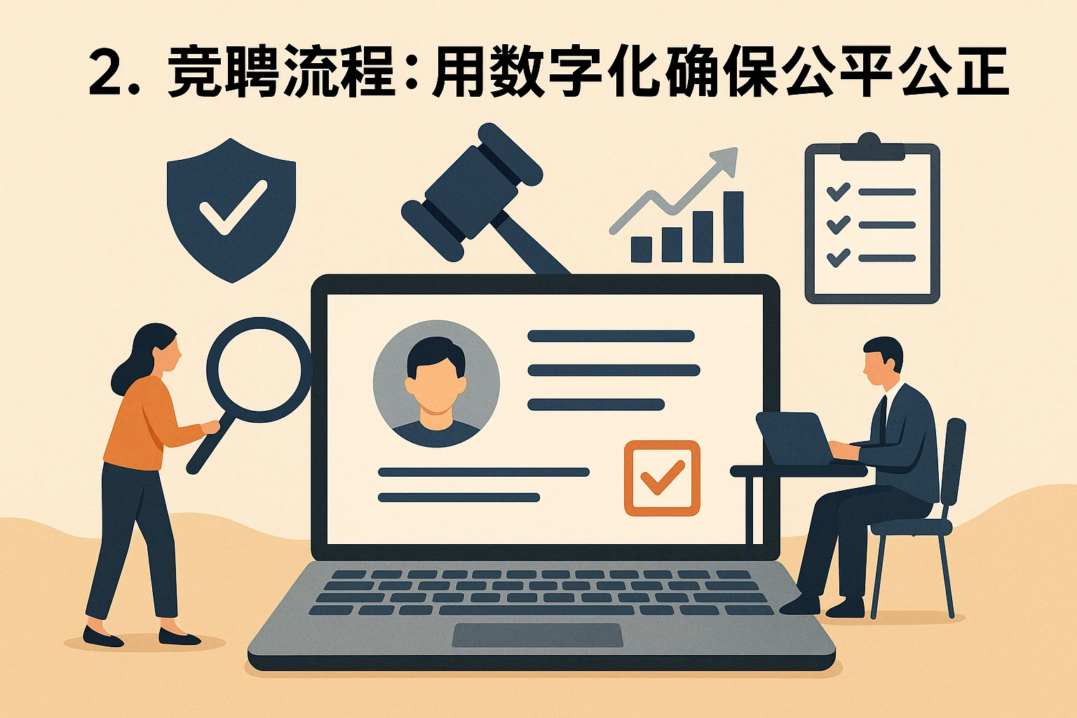 2. 竞聘流程：用数字化确保公平公正
