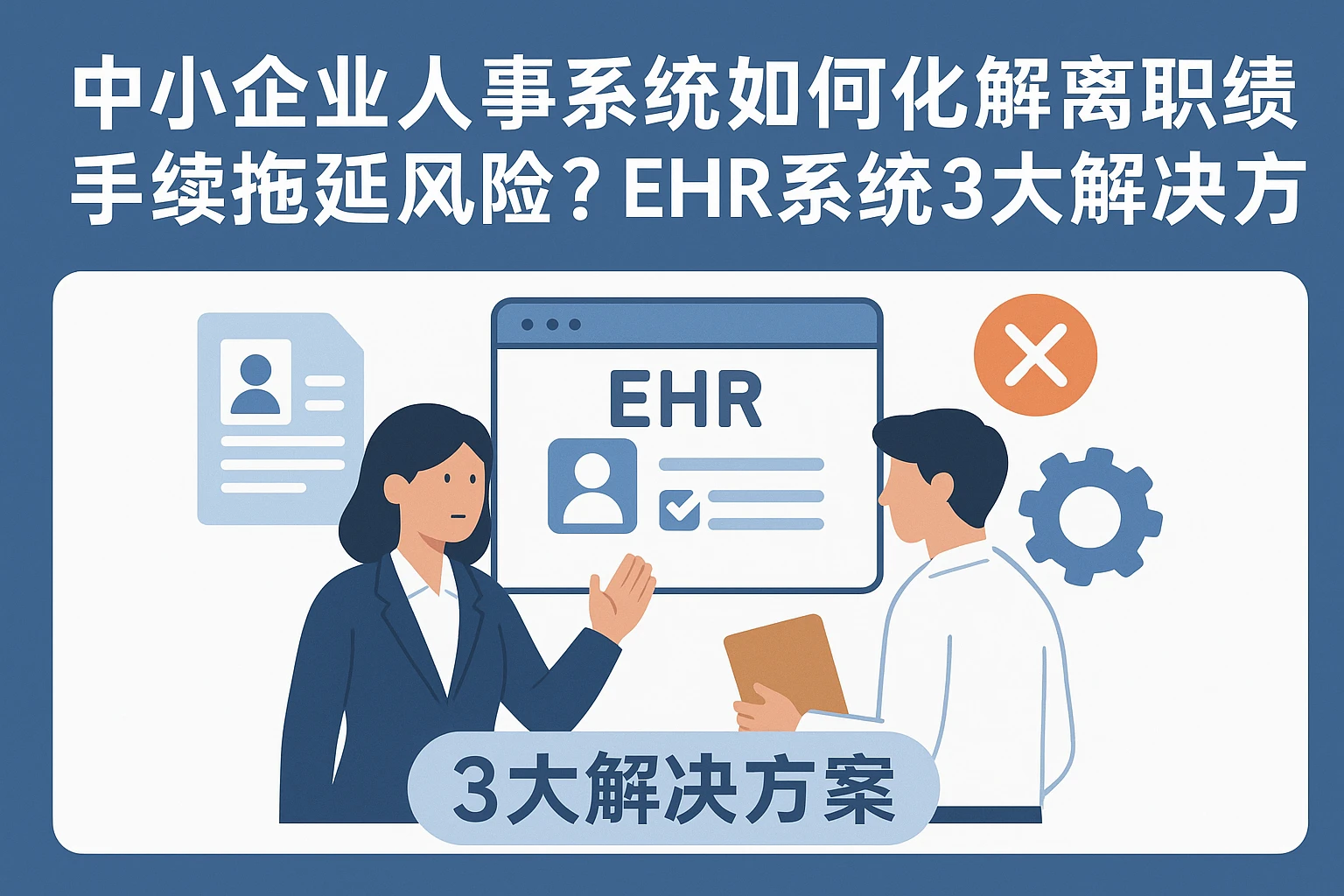 中小企业人事系统如何化解离职手续拖延风险？EHR系统的3大解决方案