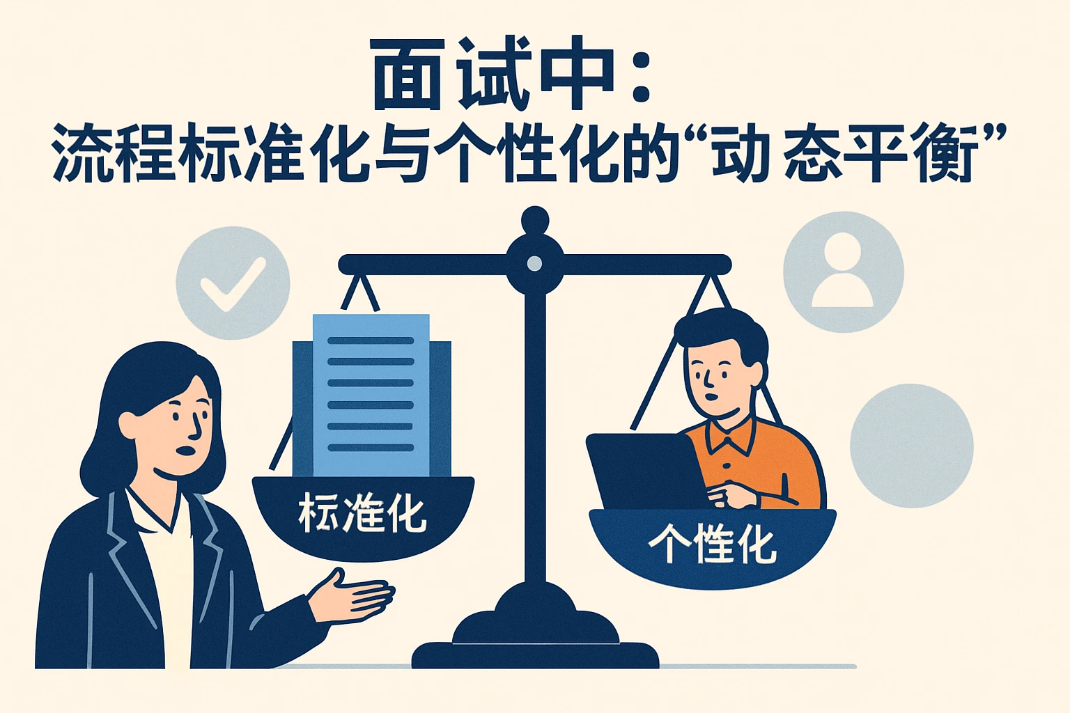 2. 面试中：流程标准化与个性化的“动态平衡”