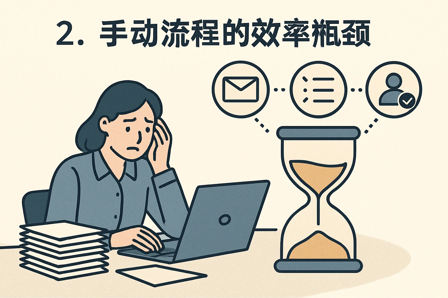 2. 手动流程的效率瓶颈