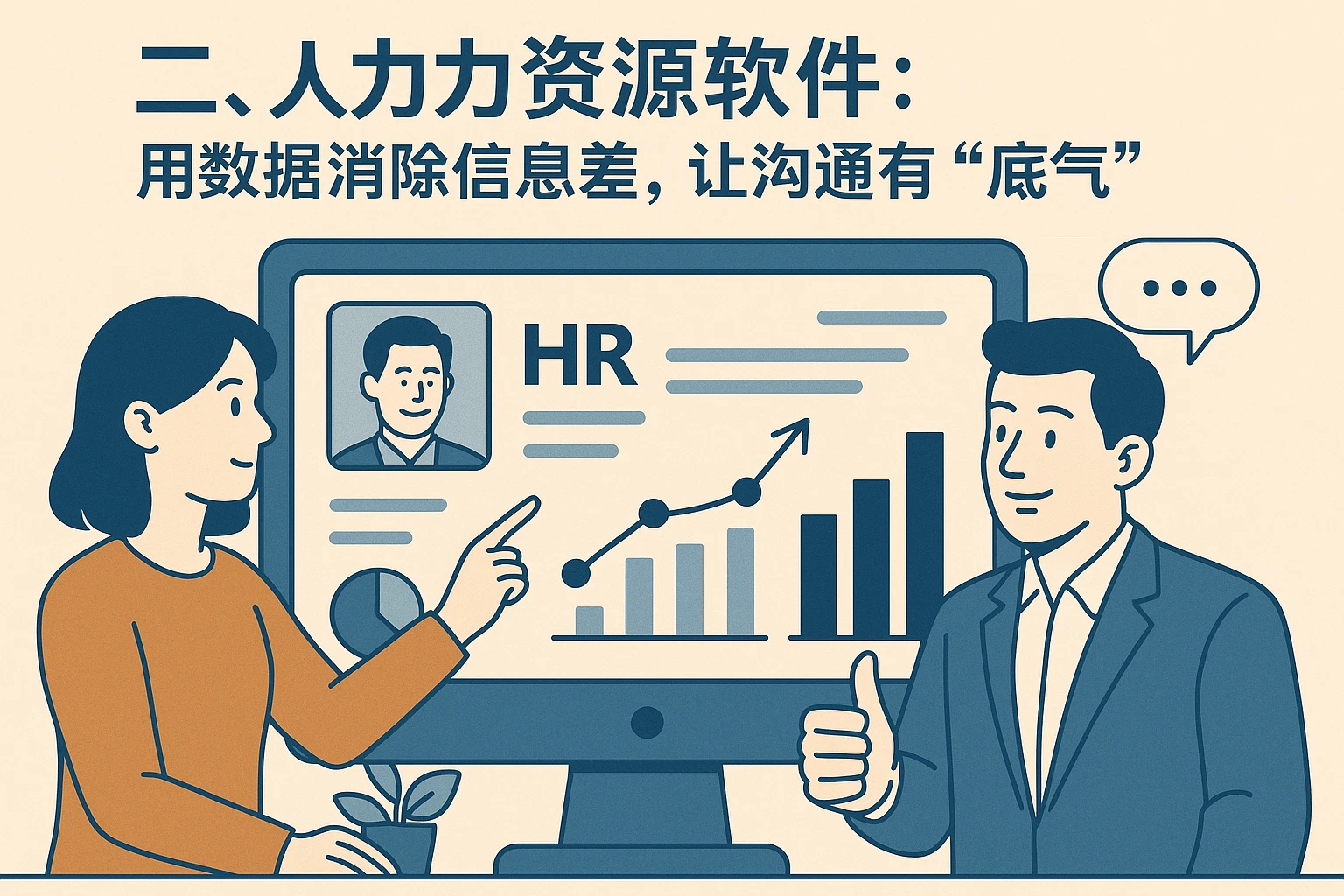 二、人力资源软件：用数据消除信息差，让沟通有“底气”