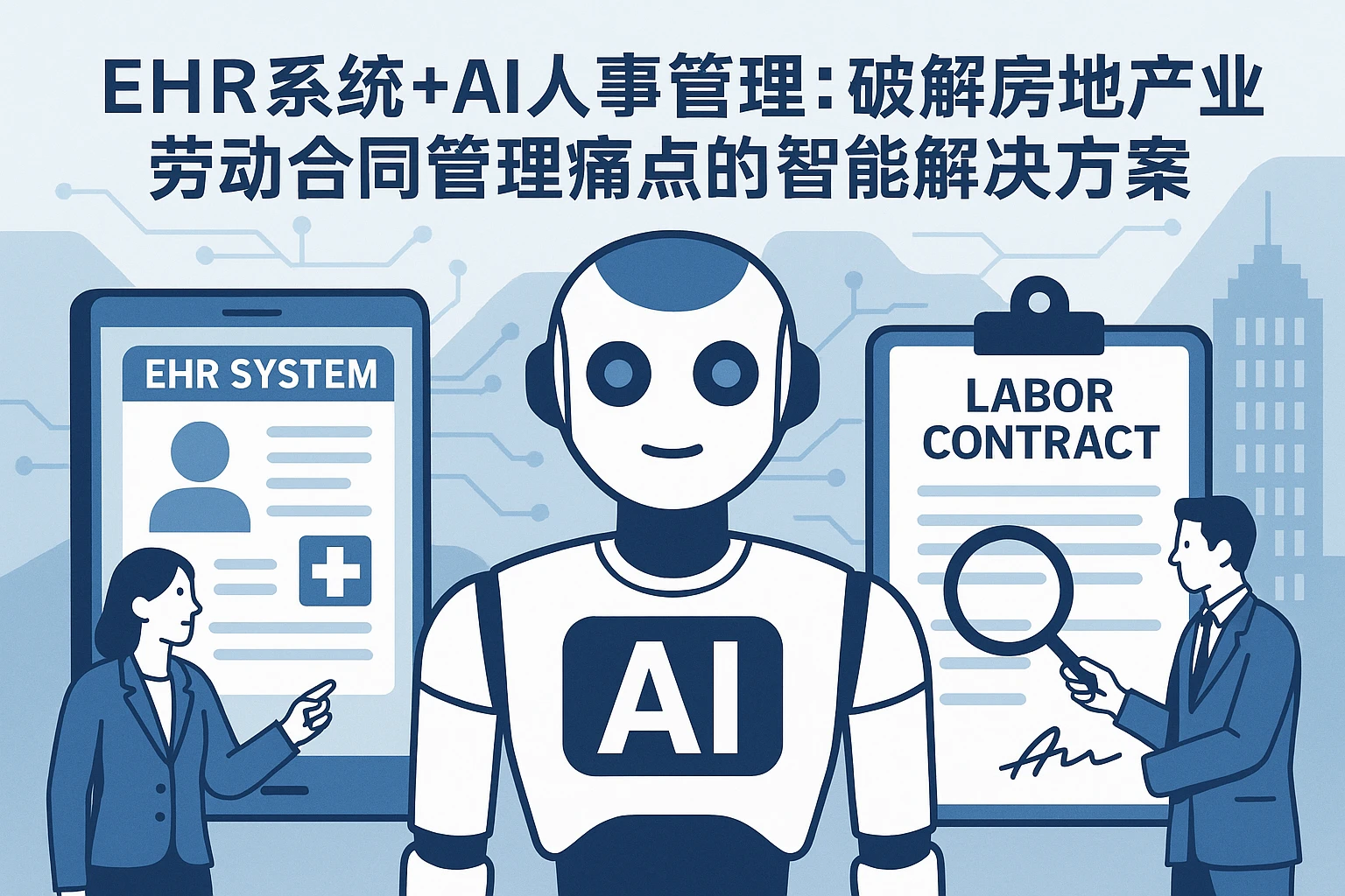 EHR系统+AI人事管理：破解房地产企业劳动合同管理痛点的智能解决方案