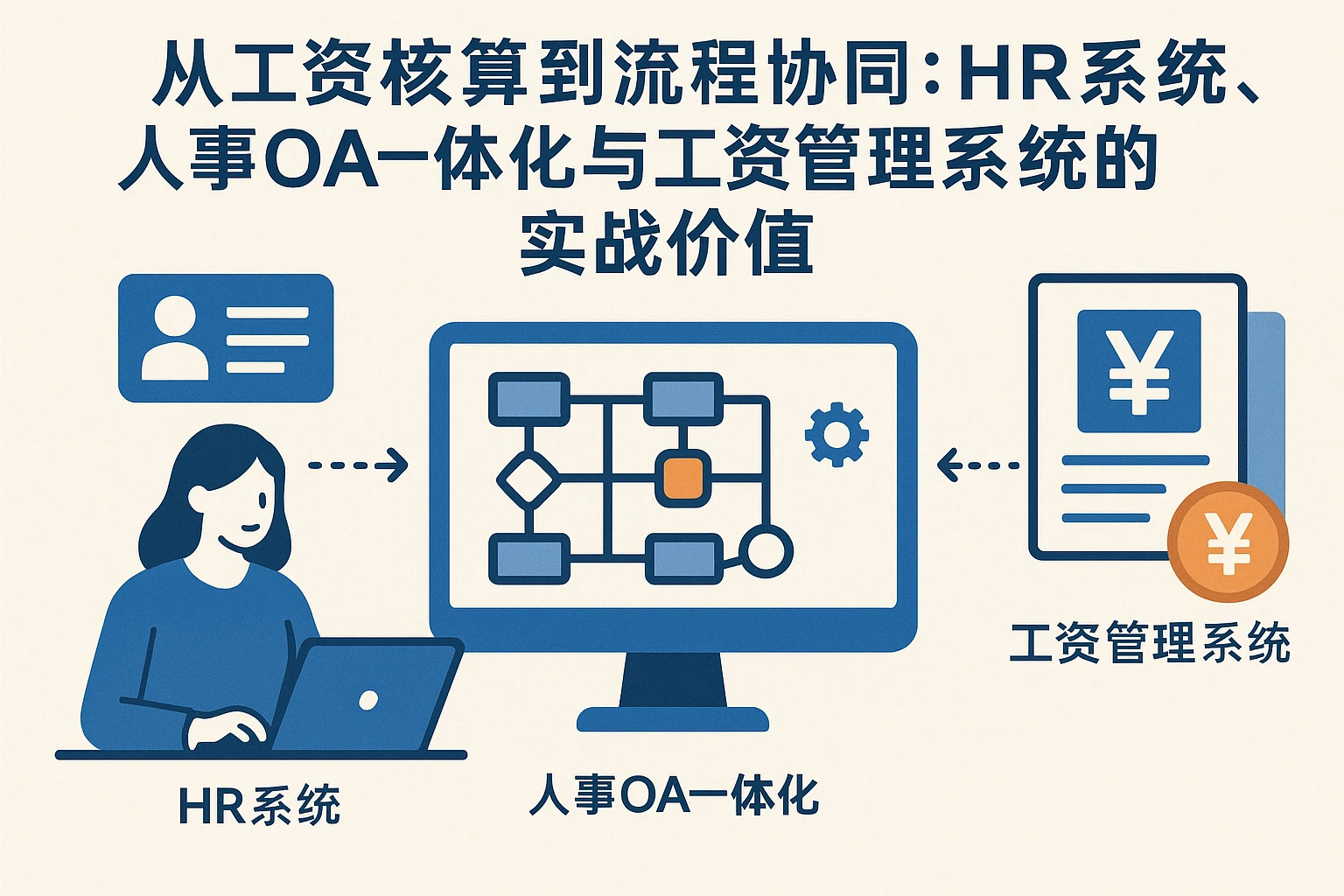 从工资核算到流程协同：HR系统、人事OA一体化与工资管理系统的实战价值
