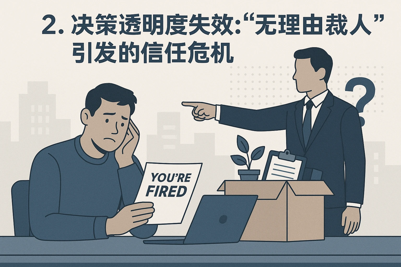 2. 决策透明度失效：