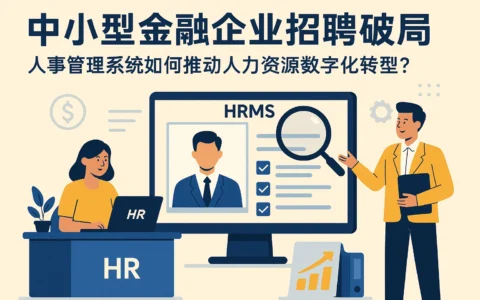 中小型金融企业招聘破局：人事管理系统如何推动人力资源数字化转型？
