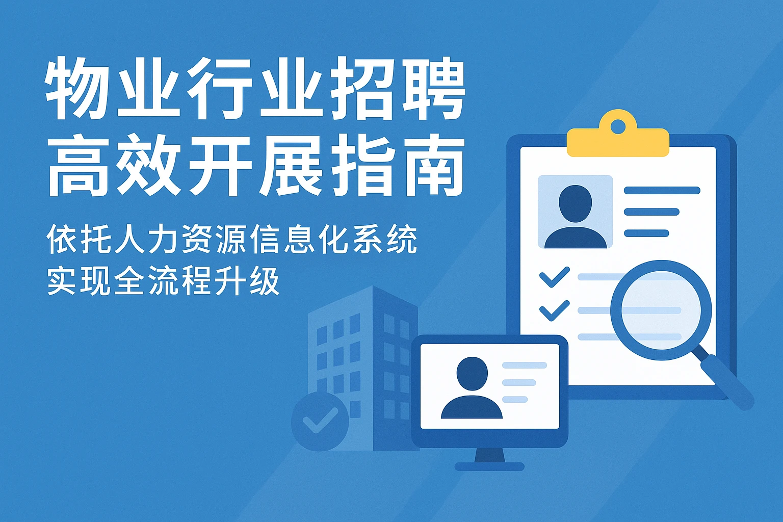 物业行业招聘高效开展指南：依托人力资源信息化系统实现全流程升级