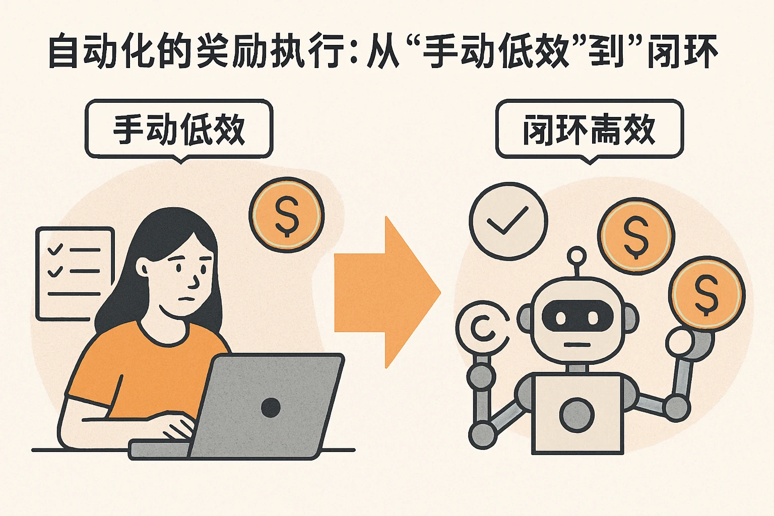 2. 自动化的奖励执行：从“手动低效”到“闭环高效”