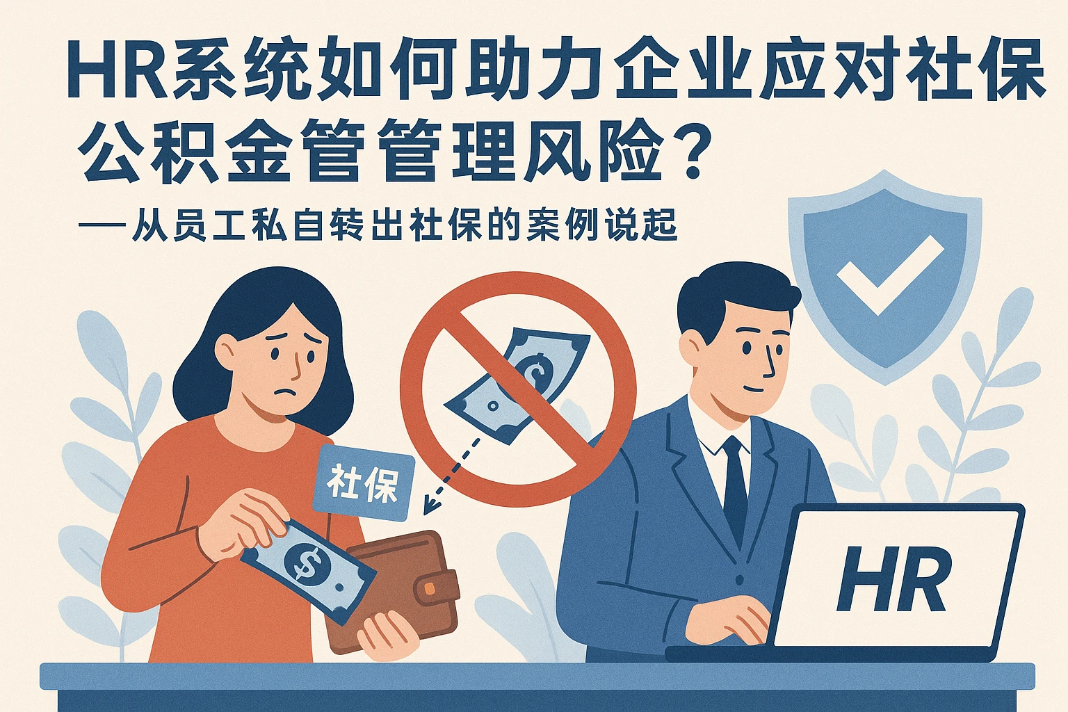 HR系统如何助力企业应对社保公积金管理风险？——从员工私自转出社保的案例说起