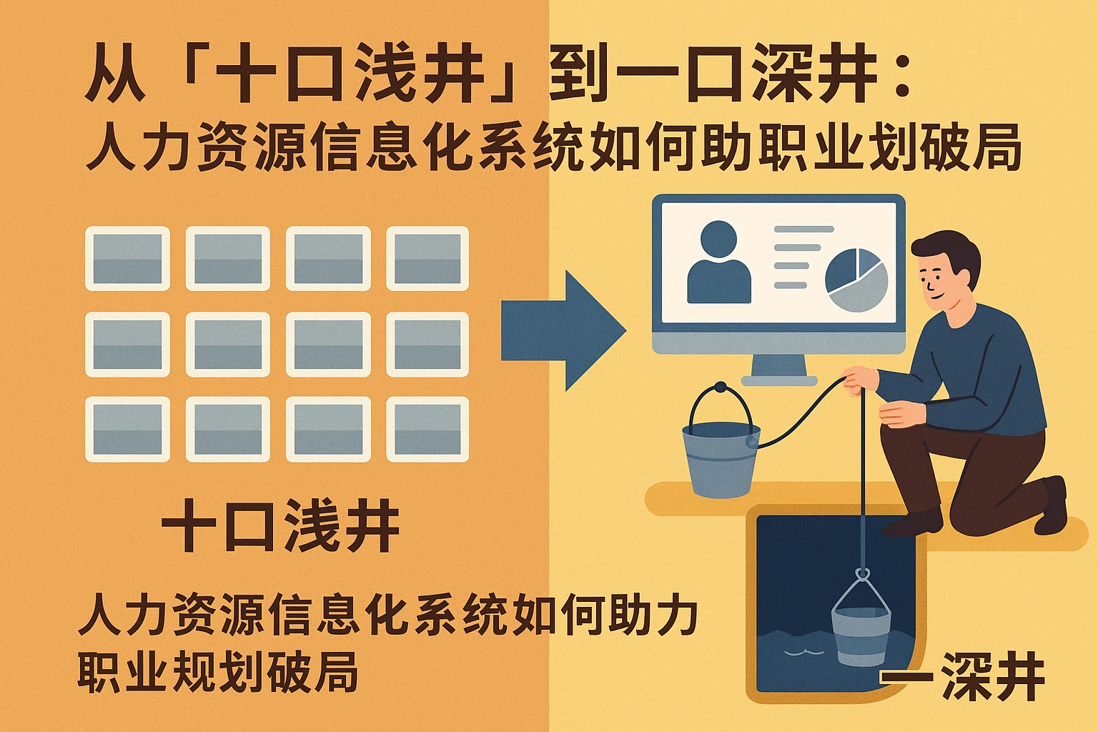 从“十口浅井”到“一口深井”：人力资源信息化系统如何助力职业规划破局
