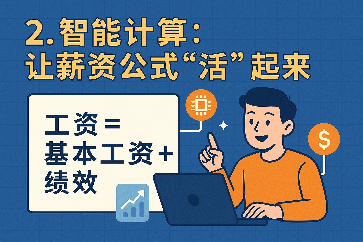 2. 智能计算：让薪资公式“活”起来
