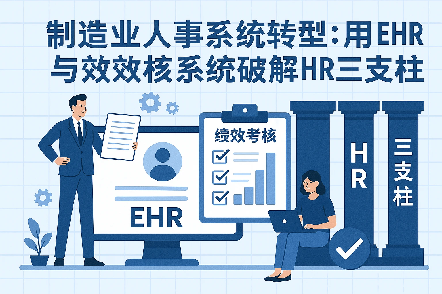 制造业人事系统转型：用EHR与绩效考核系统破解HR三支柱推行难题