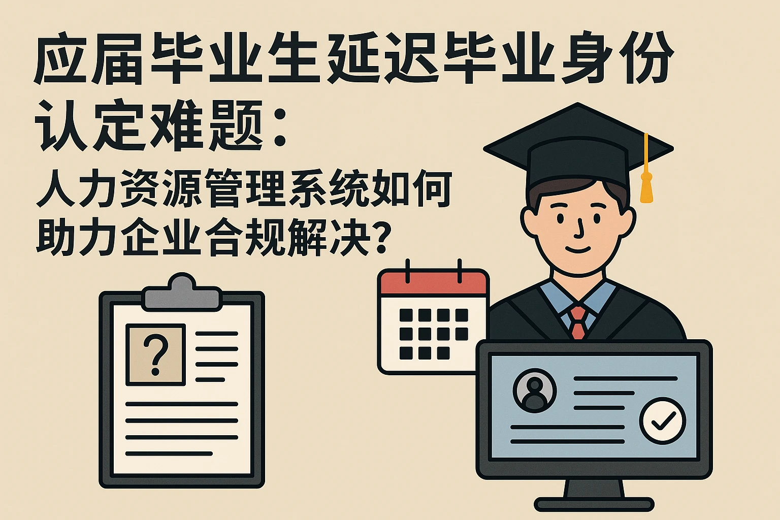 应届毕业生延迟毕业身份认定难题：人力资源管理系统如何助力企业合规解决？