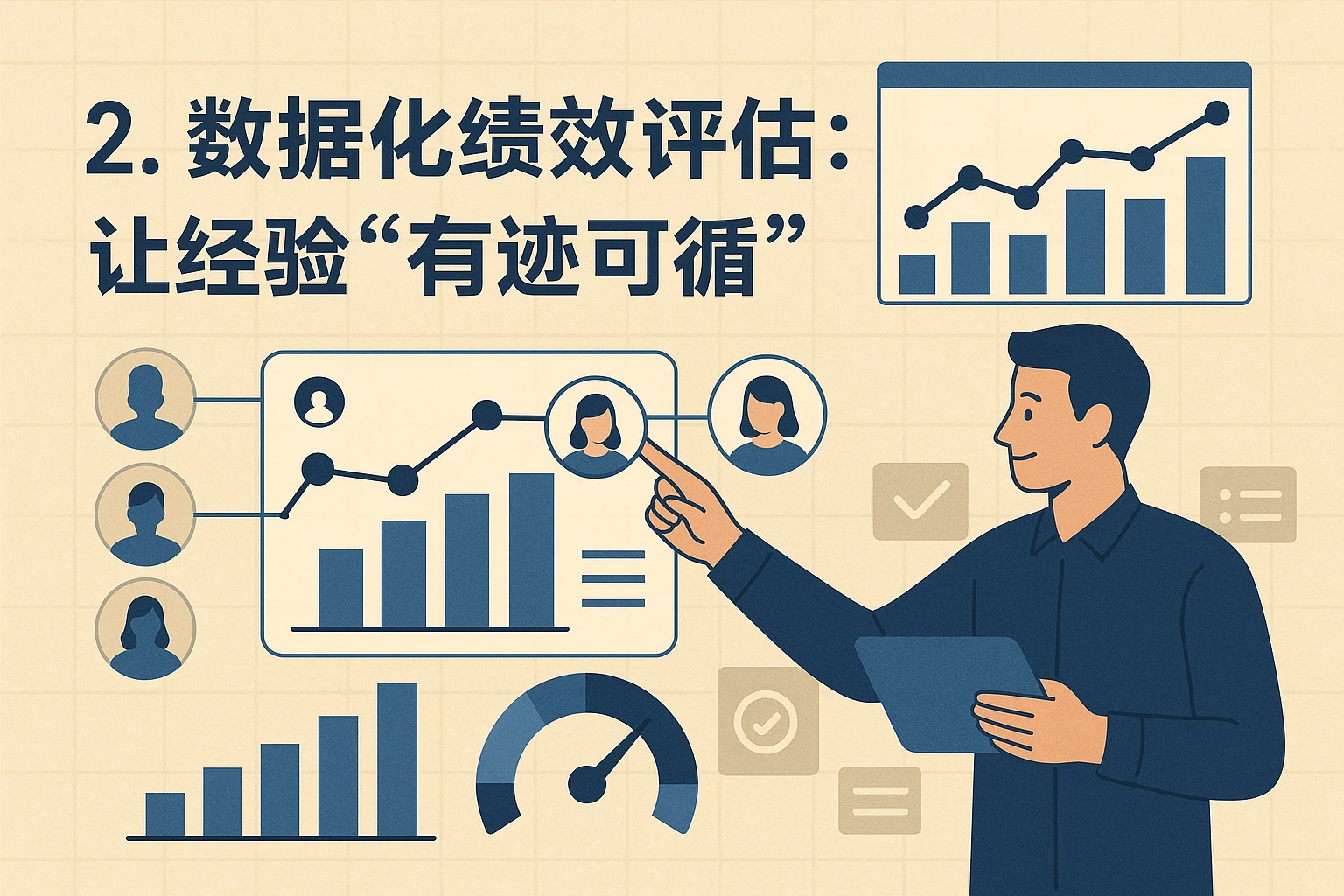 2. 数据化绩效评估：让经验“有迹可循”