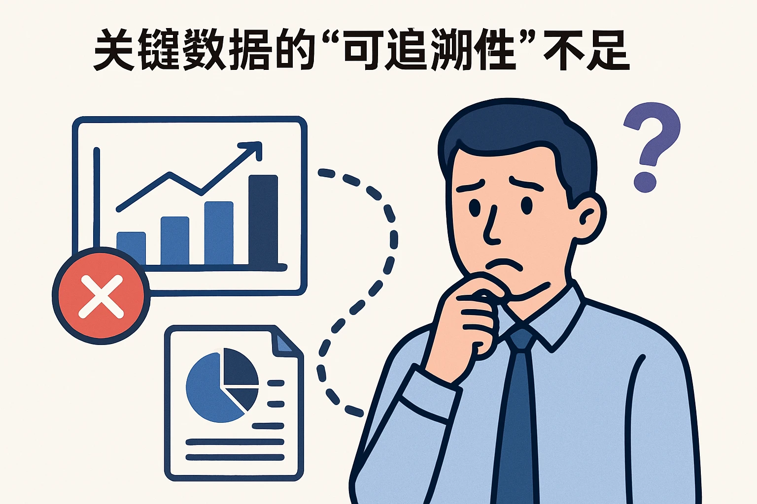2. 关键数据的“可追溯性”不足