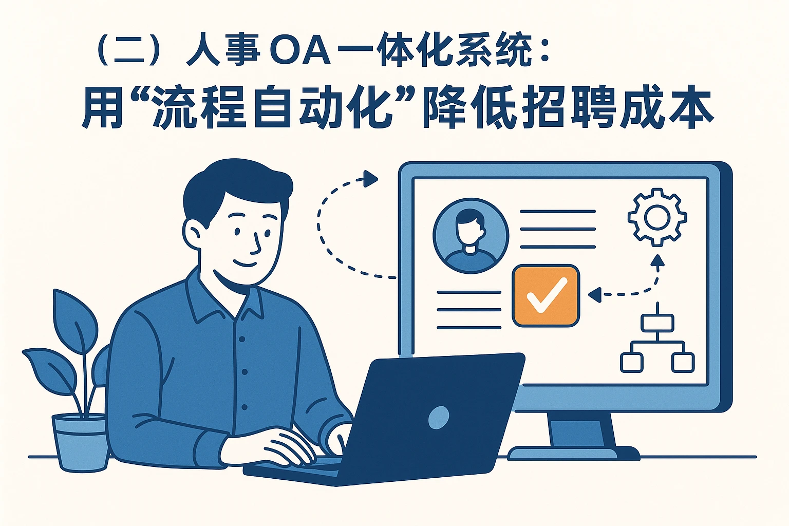 （二）人事OA一体化系统：用“流程自动化”降低招聘成本