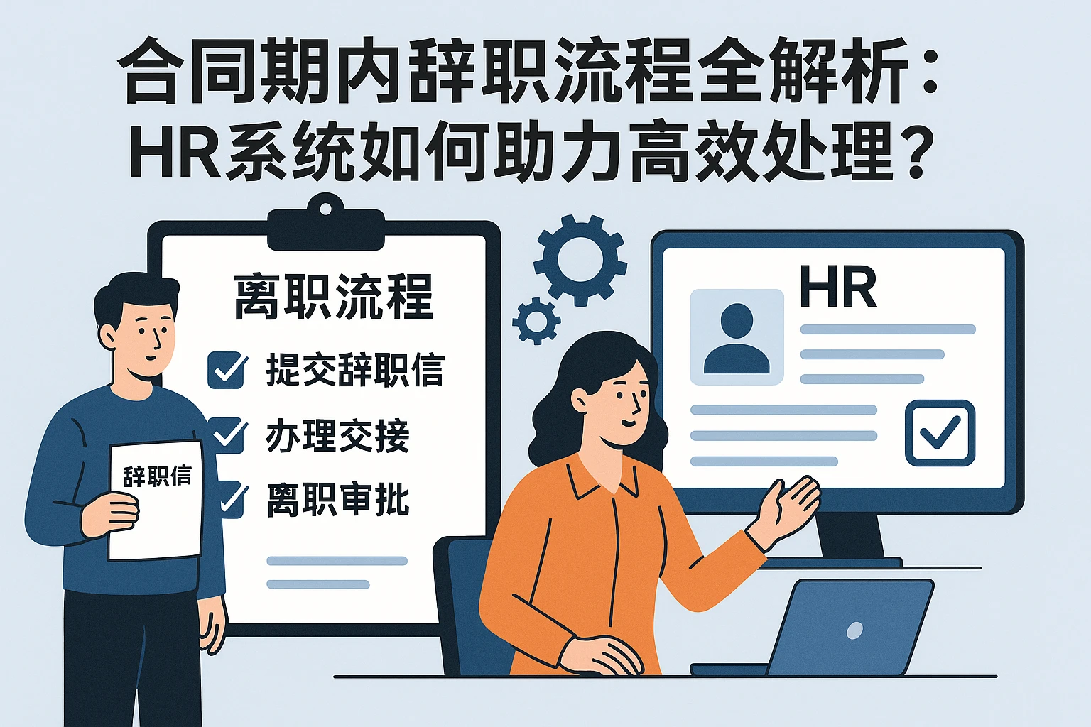 合同期内辞职流程全解析：HR系统如何助力高效处理？