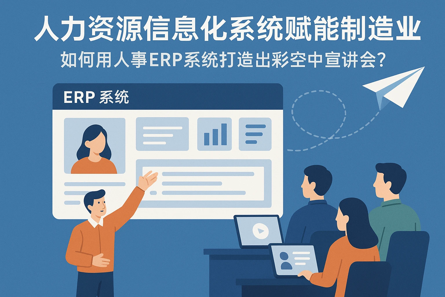 人力资源信息化系统赋能制造业：如何用人事ERP系统打造出彩空中宣讲会？