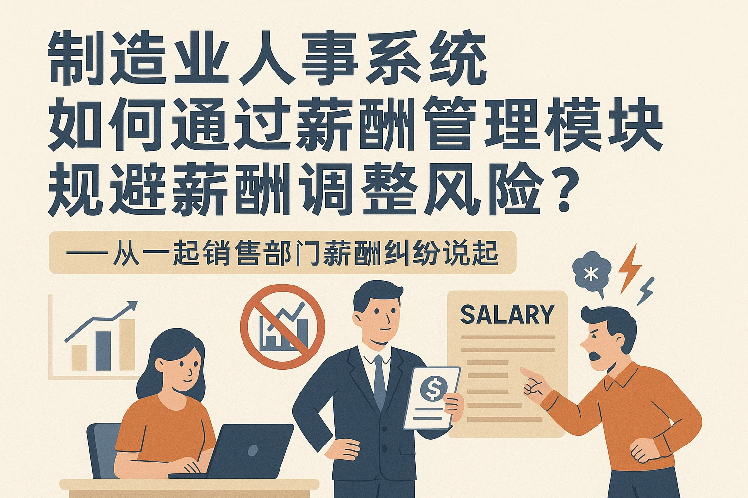 制造业人事系统如何通过薪酬管理模块规避薪酬调整风险？——从一起销售部门薪酬纠纷说起