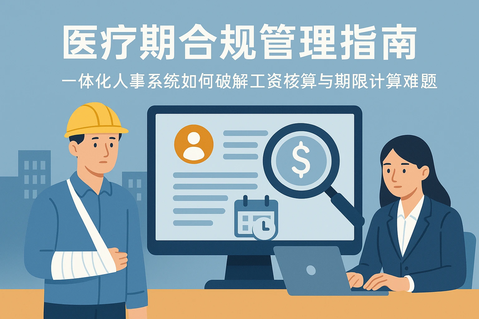 医疗期合规管理指南：一体化人事系统如何破解工资核算与期限计算难题