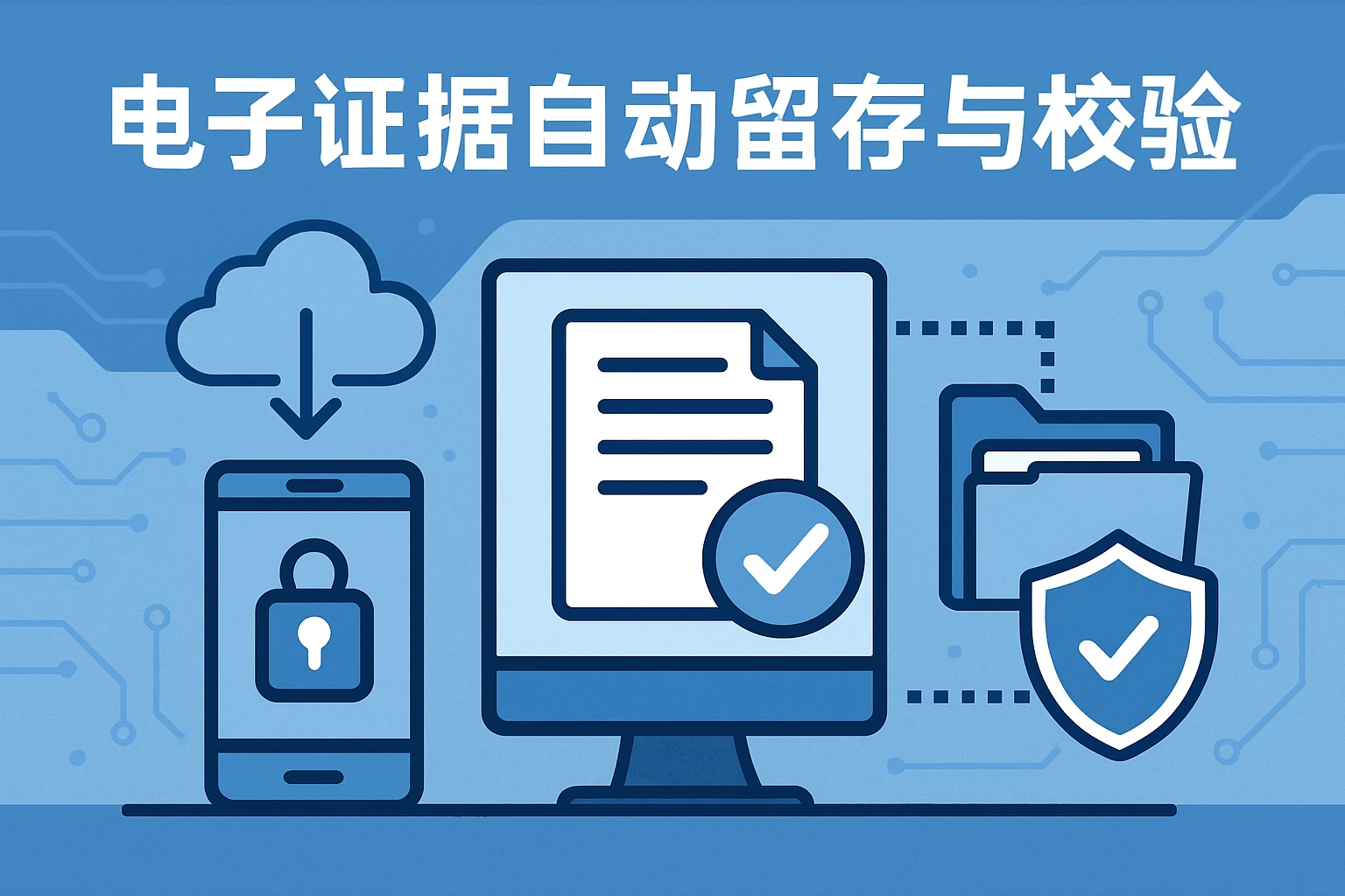 2. 电子证据自动留存与校验