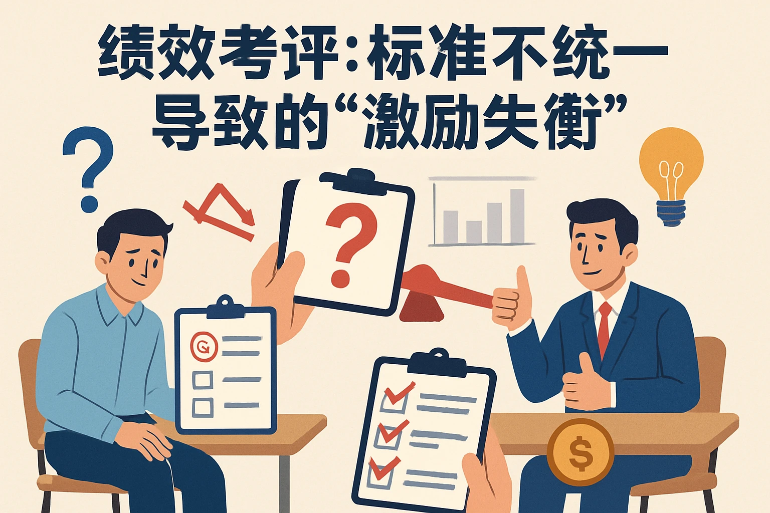 2. 绩效考评：标准不统一导致的“激励失衡”