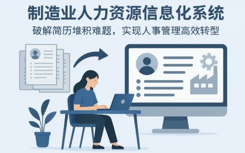 制造业人力资源信息化系统：破解简历堆积难题，实现人事管理高效转型