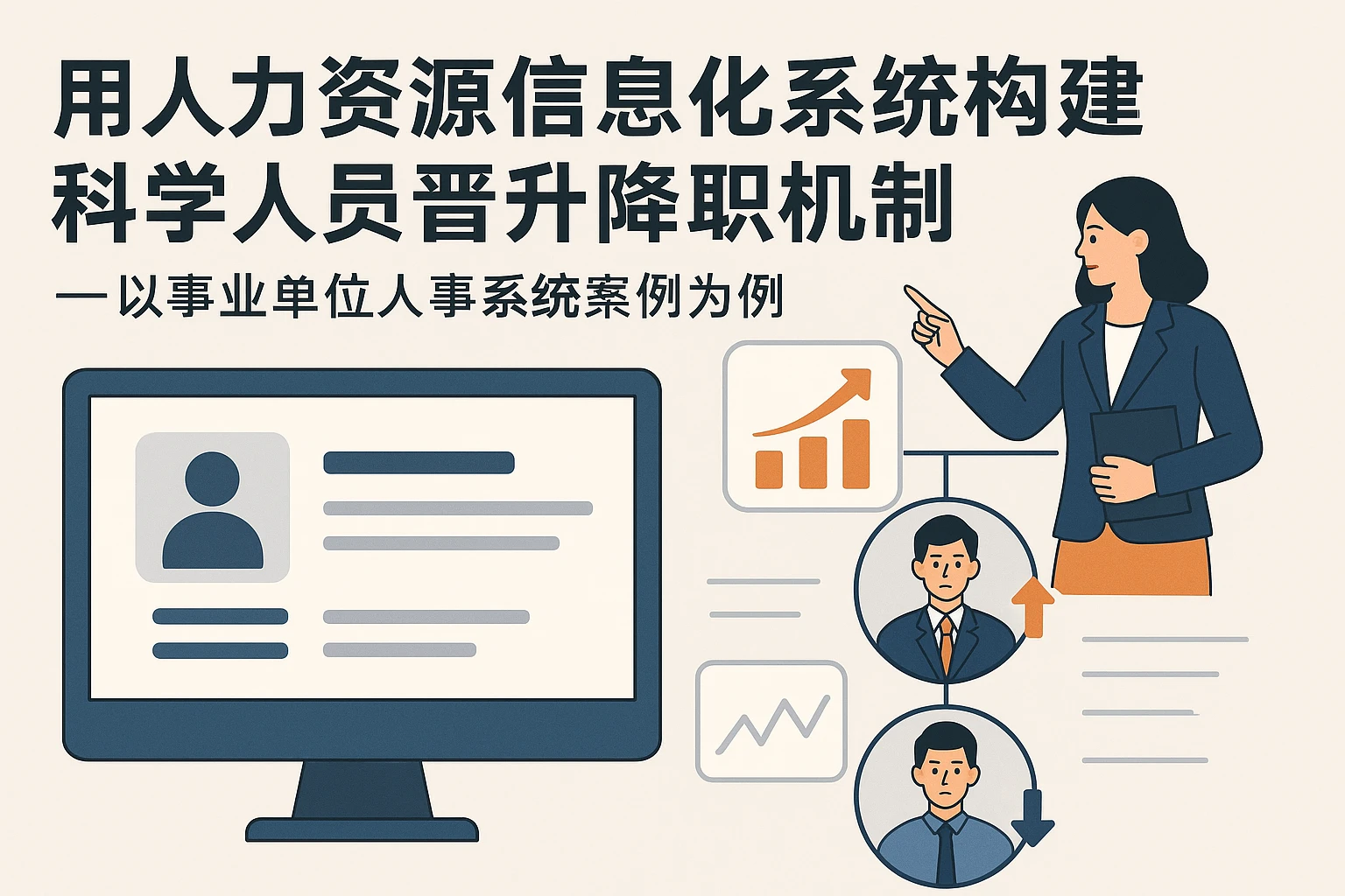 用人力资源信息化系统构建科学人员晋升降职机制——以事业单位人事系统案例为例