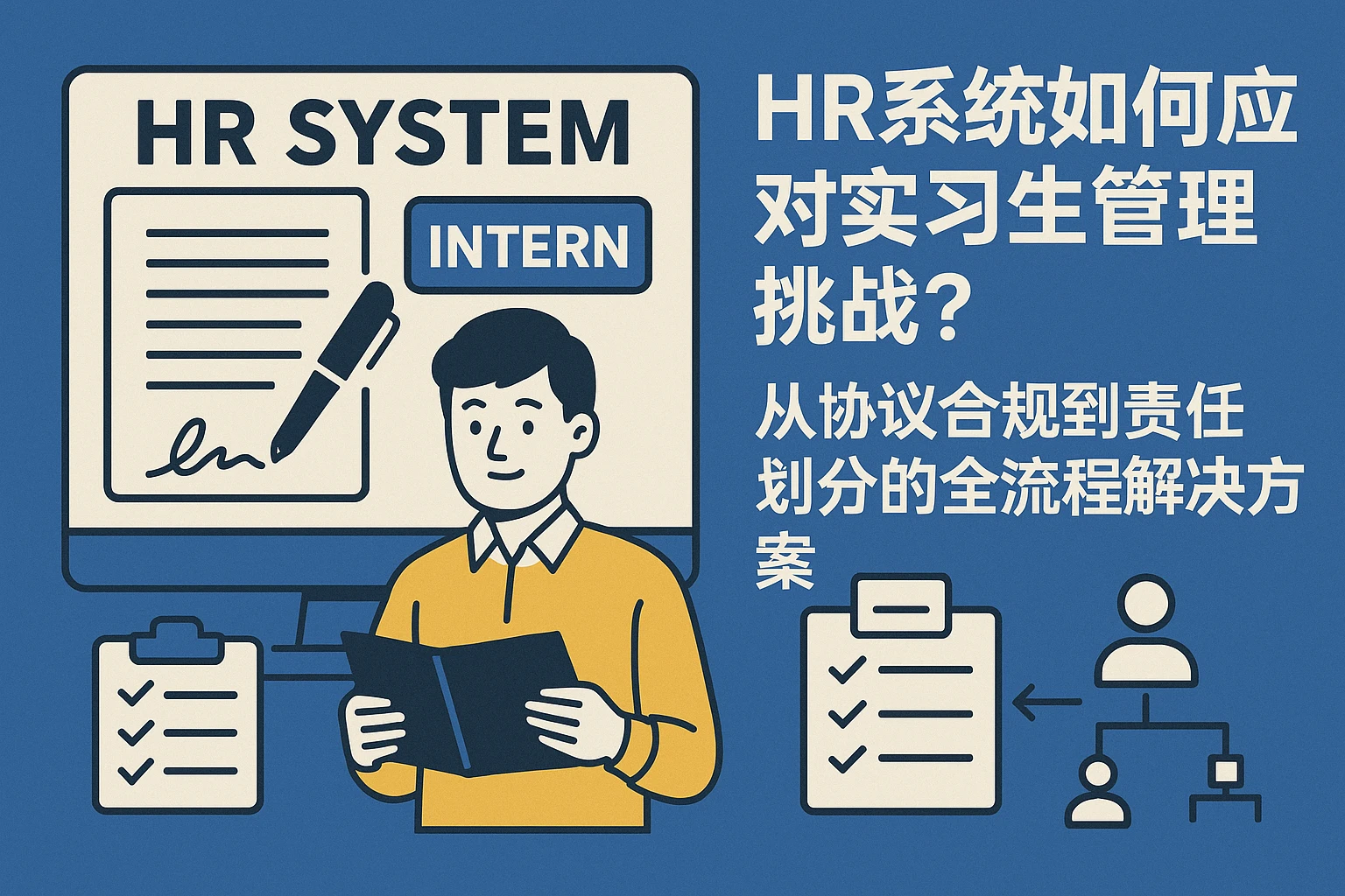 HR系统如何应对实习生管理挑战？从协议合规到责任划分的全流程解决方案