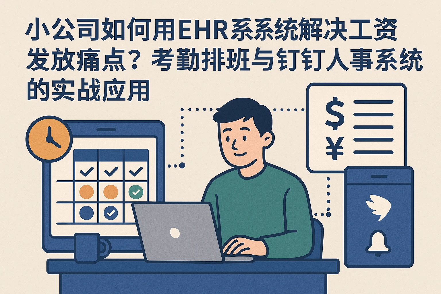 小公司如何用EHR系统解决工资发放痛点？考勤排班与钉钉人事系统的实战应用
