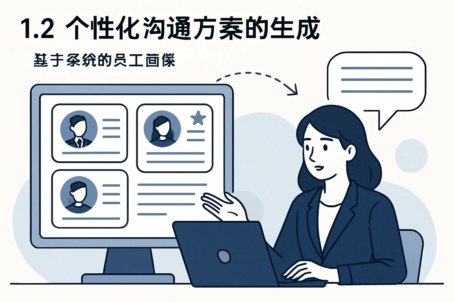 1.2 个性化沟通方案的生成：基于系统的员工画像