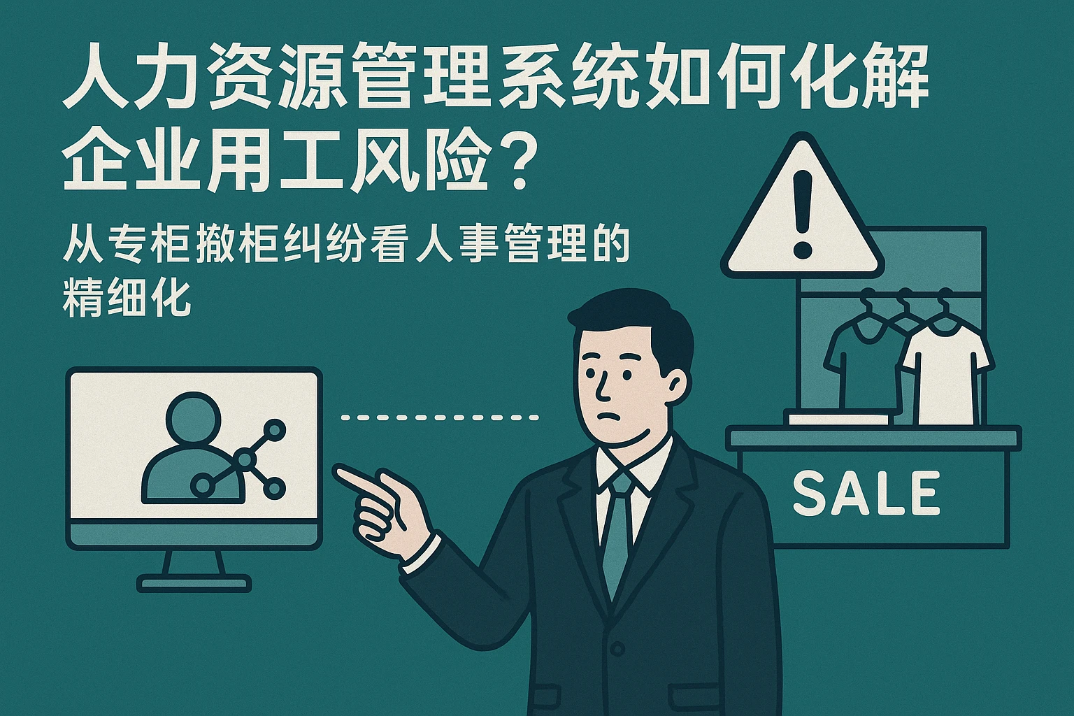 人力资源管理系统如何化解企业用工风险？从专柜撤柜纠纷看人事管理的精细化