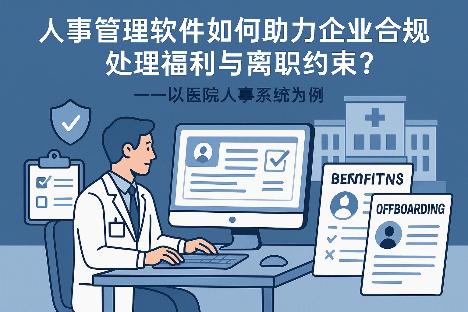 人事管理软件如何助力企业合规处理福利与离职约束？——以医院人事系统为例