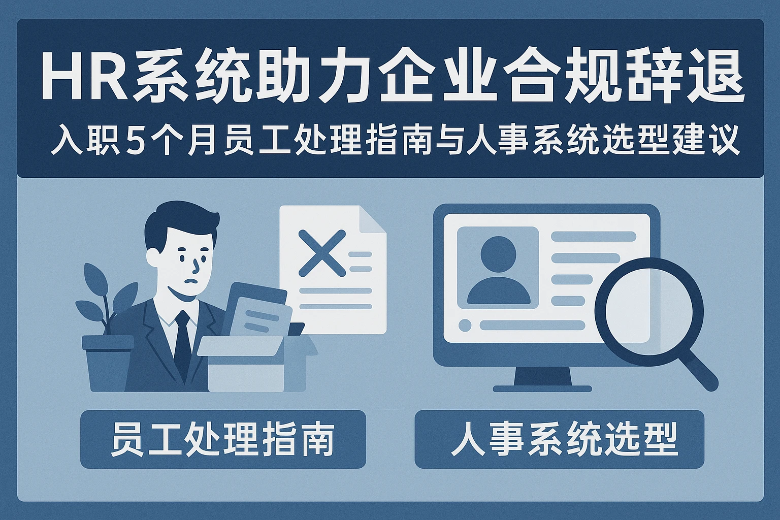HR系统助力企业合规辞退：入职5个月员工处理指南与人事系统选型建议